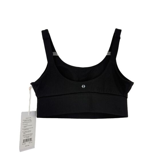 TAVI Empower Bra S Black Ebony Light Support Padded U-Back Sweat Wicking NWT B24 - Picture 3 of 6